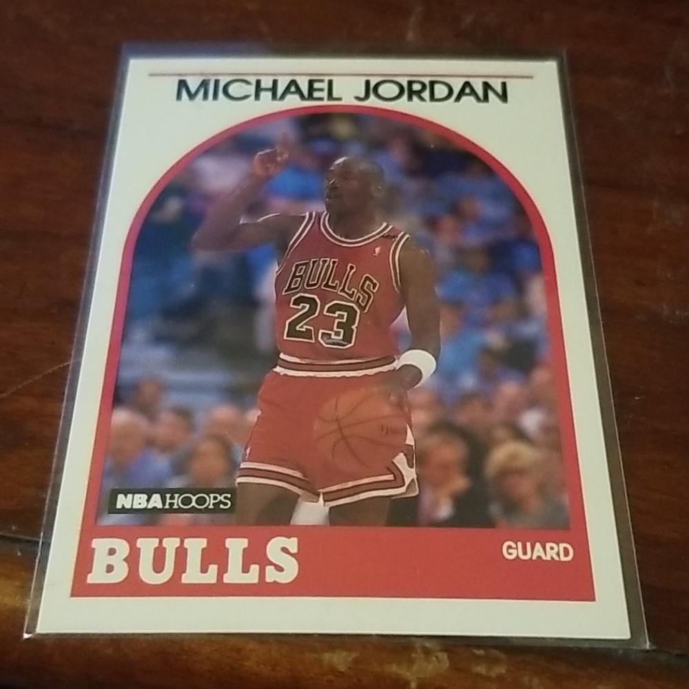 Michael Jordan 1989 nba hoops card
